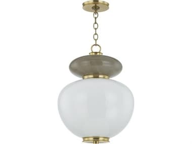 Corbett Lighting Syros 1-Light Vintage Brass Pendant CT49814VB