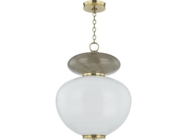 Corbett Lighting Syros 1-Light Vintage Brass Pendant CT49819VB