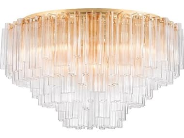 Corbett Lighting Varenna 39-Light Vintage Gold Leaf Flush Mount CT50248VGL