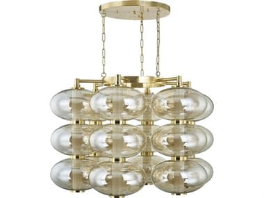 Corbett Lighting Toulouse 6-Light Vintage Brass Chandelier CT50442VB
