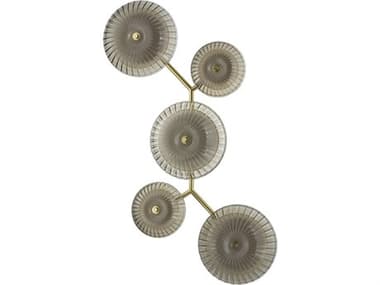 Corbett Lighting Birmingham 5-Light Vintage Polished Brass Wall Sconce CT51205VPB