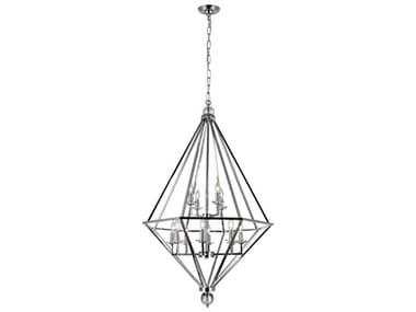 CWI Lighting Calista 12-Light Chrome Geometric Chandelier CWI1027P3212601