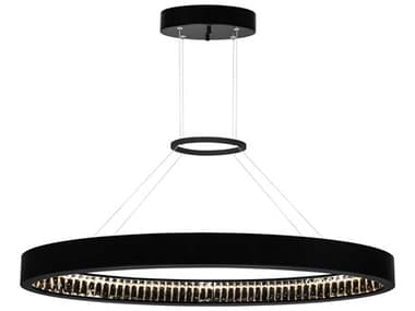 CWI Lighting Rosalina Matte Black Round Pendant CWI1040P42101O