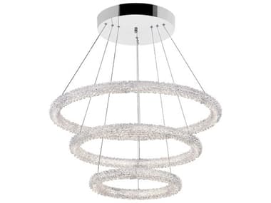 CWI Lighting Arielle Chrome Round Pendant CWI1042P326013R