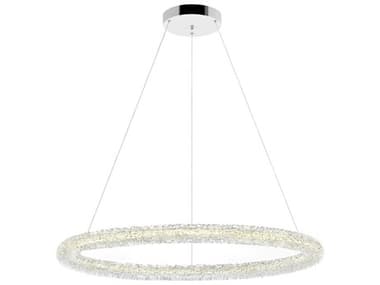 CWI Lighting Arielle Chrome Round Pendant CWI1042P32601R