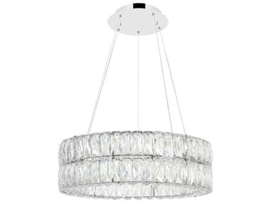 CWI Lighting Madeline Chrome Round Pendant CWI1044P20601R2C