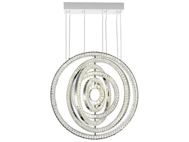 CWI Lighting Celina Chrome Round Pendant CWI1046P376601