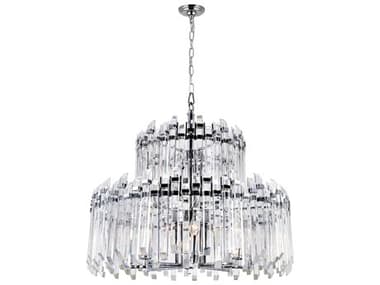 CWI Lighting Henrietta 12-Light Chrome Chandelier CWI1065P2812601