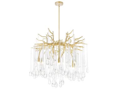 CWI Lighting Anita 6-Light Gold Leaf Chandelier CWI1094P266620