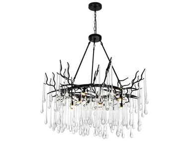 CWI Lighting Anita 12-Light Black Chandelier CWI1094P4312101