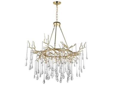 CWI Lighting Anita 12-Light Gold Leaf Chandelier CWI1094P4312620