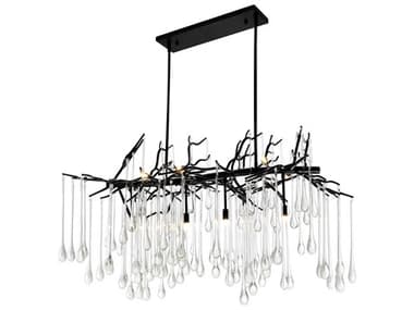 CWI Lighting Anita 10-Light Black Island Pendant CWI1094P4710101