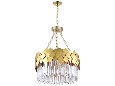 CWI Lighting Panache 6-Light Medallion Gold Chandelier CWI1100P246169