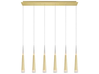 CWI Lighting Andes Satin Gold Island Pendant CWI1103P406602