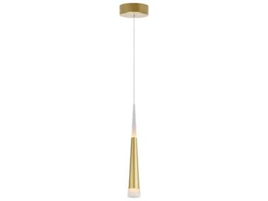 CWI Lighting Andes Satin Gold Mini Pendant CWI1103P51602