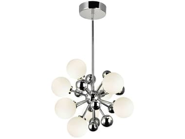 CWI Lighting Element 8-Light Polished Nickel Globe Sputnik Pendant CWI1125P168613