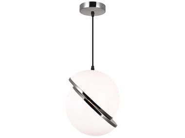 CWI Lighting Gemini 1-Light Polished Nickel Chrome Globe Mini Pendant CWI1148P121613