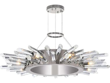 CWI Lighting Thorns 8-Light Polished Nickel Chandelier CWI1170P258613