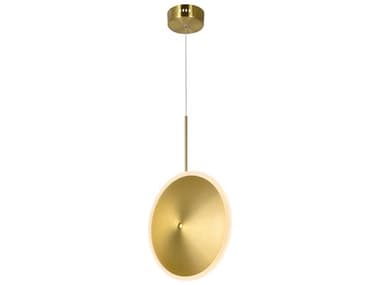 CWI Lighting Ovni Brass Round Mini Pendant CWI1204P121625