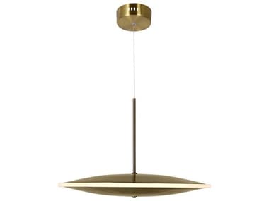 CWI Lighting Ovni Brass Round Pendant CWI1204P161625A