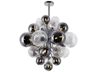 CWI Lighting Pallocino 15-Light Chrome Globe Chandelier CWI1205P2515601