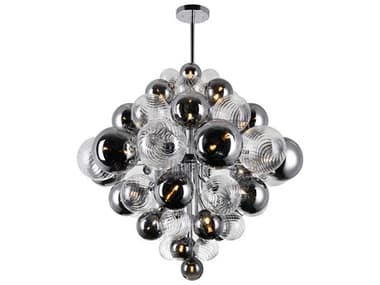 CWI Lighting Pallocino 27-Light Chrome Globe Chandelier CWI1205P3627601