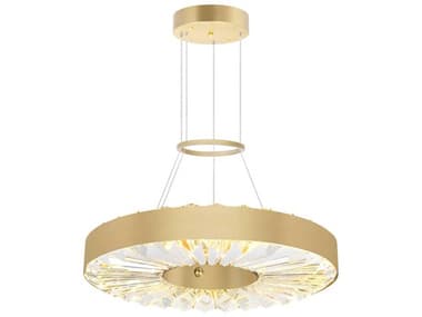 CWI Lighting Bjoux Sun Gold Round Pendant CWI1219P161625