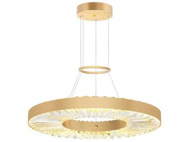 CWI Lighting Bjoux Sun Gold Round Pendant CWI1219P241625