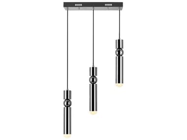 CWI Lighting Chime Polished Nickel Linear Island Pendant CWI1225P203613