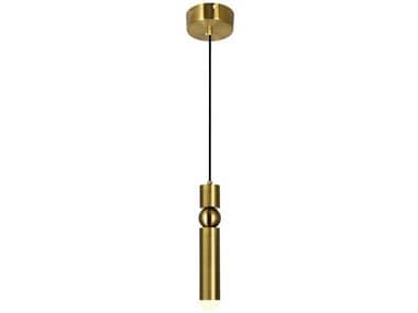 CWI Lighting Chime Brass Linear Mini Pendant CWI1225P51625