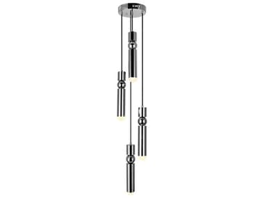 CWI Lighting Chime Polished Nickel Linear Mini Pendant CWI1225P94613