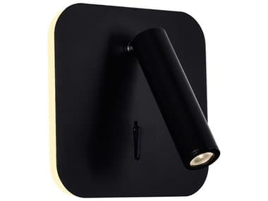 CWI Lighting Private I Matte Black Wall Sconce CWI1242W6101