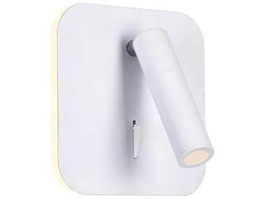 CWI Lighting Private I Matte White Wall Sconce CWI1242W6103