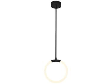 CWI Lighting Hoops Black Round Mini Pendant CWI1273P101101