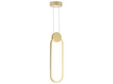 CWI Lighting Pulley Satin Gold Geometric Mini Pendant CWI1297P41602