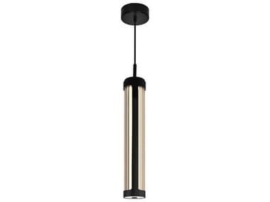 CWI Lighting Neva Black Cylinder Mini Pendant CWI1343P3101C