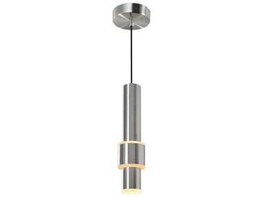 CWI Lighting Lena Satin Nickel Cylinder Mini Pendant CWI1390P51606