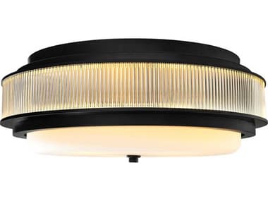 CWI Lighting Valdivia 5-Light Black Flush Mount CWI1567C225101