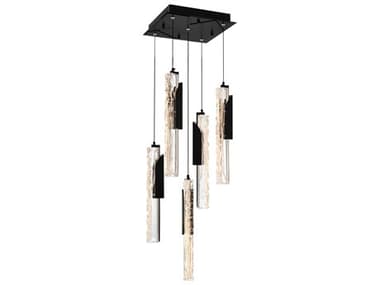 CWI Lighting Valira Black Linear Mini Pendant CWI1586P125101