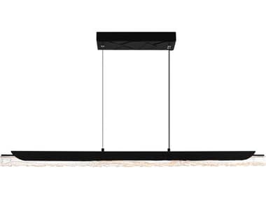 CWI Lighting Valira Black Linear Island Pendant CWI1586P48101