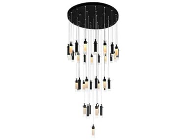 CWI Lighting Olinda Black Pendant CWI1606P3337101