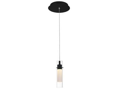 CWI Lighting Olinda Black Cylinder Mini Pendant CWI1606P51101