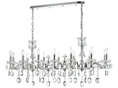 CWI Lighting Flawless 14-Light Chrome Traditional Island Pendant CWI2016P54C14