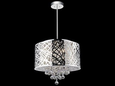 CWI Lighting Eternity 6-Light Stainless Steel Drum Chandelier CWI5008P16STR