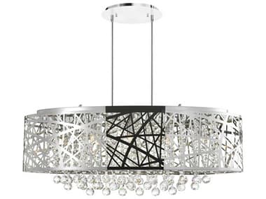 CWI Lighting Eternity 8-Light Stainless Steel Island Pendant CWI5008P32STO