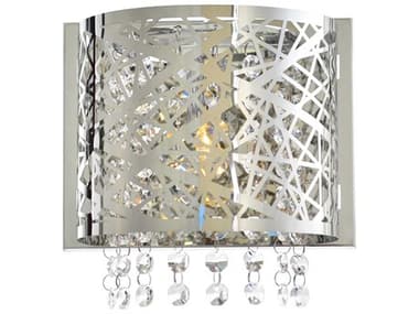 CWI Lighting Eternity 1-Light Stainless Steel Wall Sconce CWI5008W7STR1