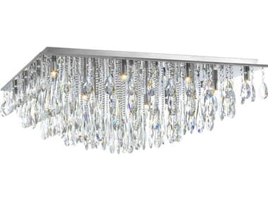 CWI Lighting Bianca 20-Light Chrome Flush Mount CWI5034C32CS