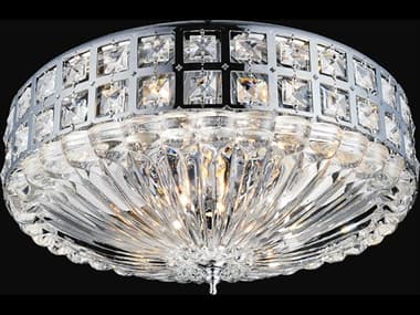 CWI Lighting Bloome 6-Light Chrome Traditional Flush Mount CWI5039C17C