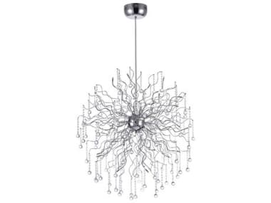 CWI Lighting Cherry Blossom 32-Light Chrome Chandelier CWI5066P35C