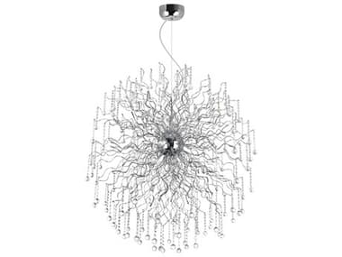 CWI Lighting Cherry Blossom 48-Light Chrome Chandelier CWI5066P47C